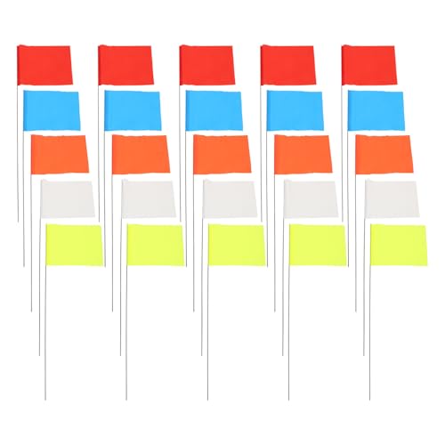 Banderas de marcado de PVC para jardín y estacas de acero portátiles para señalización exterior 2