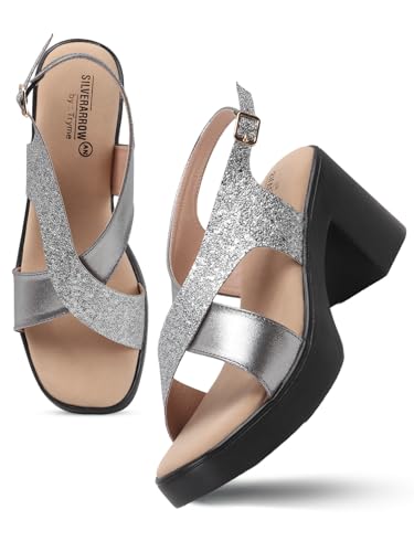 Image of SilverArrow womens Refined Heeled Sandal