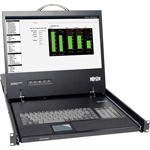 Tripp Lite B021-000-19 KVM Rack Console 1U Rackmount w 19' LCD Display