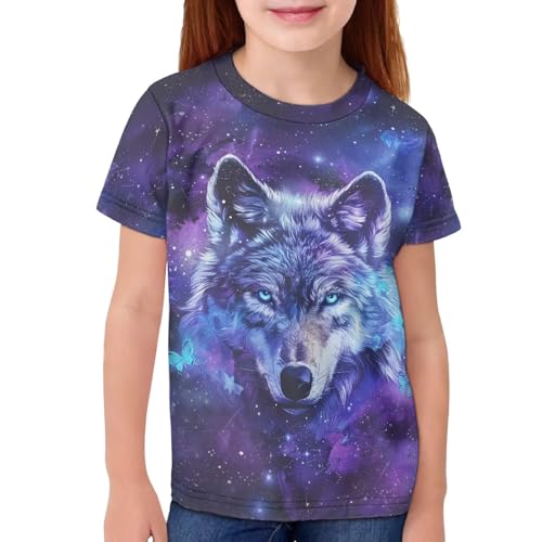 Image of JEOCODY Boys Girls Graphic Tees Funny 3D Printed Short Sleeve T-Shirts 3-16T