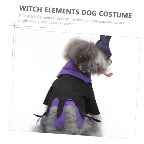 Disfraz de Bruja para Perro XL Homoyoyo Halloween miniatura 5