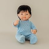 Miniland – Muñeco bebé Asiático Niño de Vinilo Suave de...