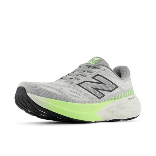 New Balance Men's Fresh Foam X 880 V15 Running Shoe, Grey Matter/Afterglow, 10.5 W