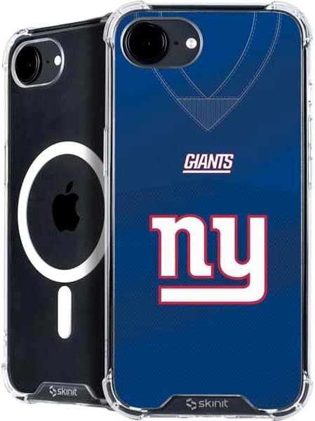 Skinit Phone Case Compatible with MagSafe iPhone 16e - Officially Licensed NFL New York Giants Design