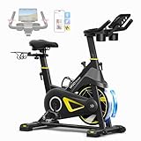 YPOO Bicicleta Estática de Apartamento con Resistencia Magnética Reforzada, Capacidad de 160KG