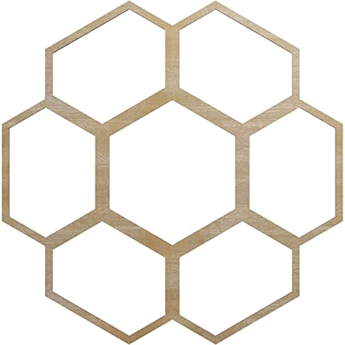 Image of Ekena Millwork 30 inchOD x 12 3 /4 inchID x 1 /4 inchT Florin Wood Fretwork Pierced Ceiling Medallion, Birch