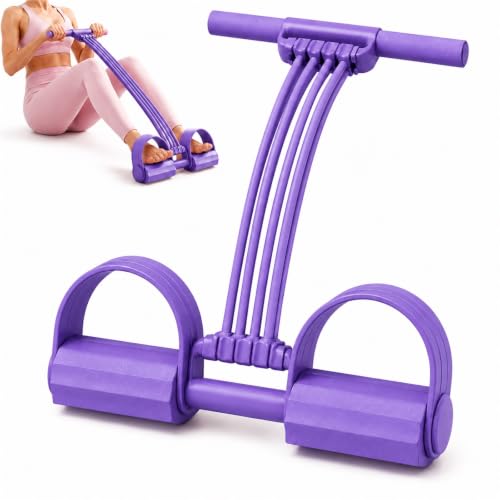 Bandas De Resistencia con Pedales 2026 Cuerda De Tensión Elástica Multifunción para Entrenamiento En Casa Yoga Estiramientos Fitness Brazos Piernas Y Cintura