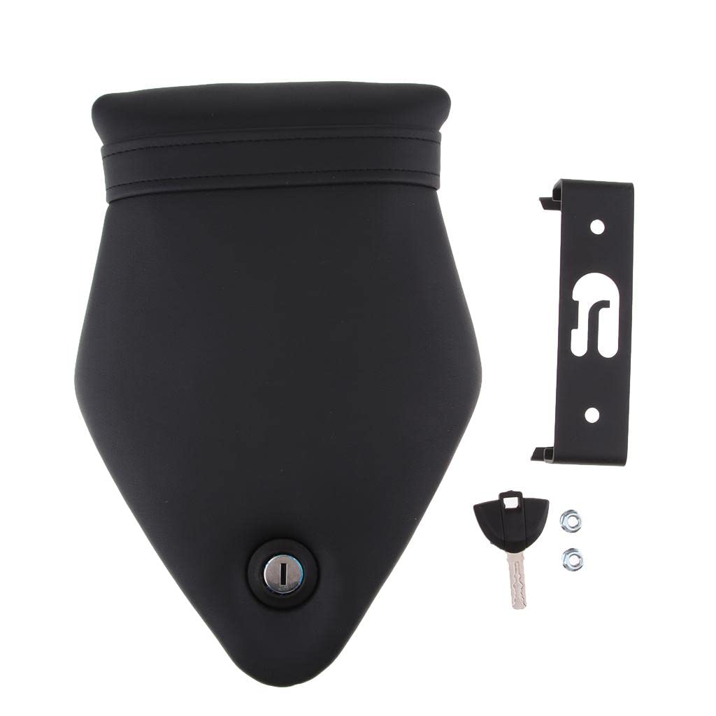 LOOM TREE® Black Leather Rear Passenger Seat With Lock Key For 09-Up S1000Rr 10-14 | 1 Piece Passenger Seat 1 Piece Mounting Bracket 1 Piece Key 2 Piece Nuts-image-47