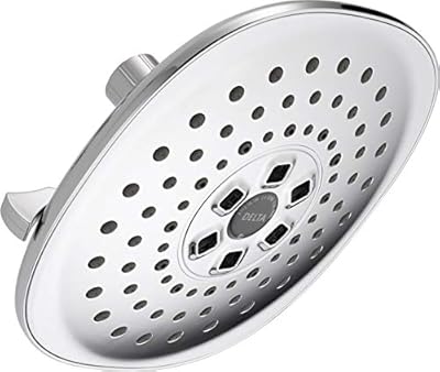 Delta Faucet 52686 with 3 Setting H2OKinetic Contemporary Rain Can Showerhead, Chrome