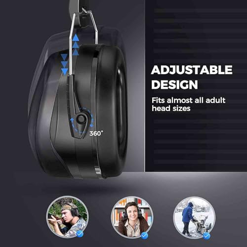 YingErTool Ear Defenders Adults, SNR 34 Hearing Protection for Shooting Adjustable Noise Cancelling Headphones for Autism DIY - Image 3