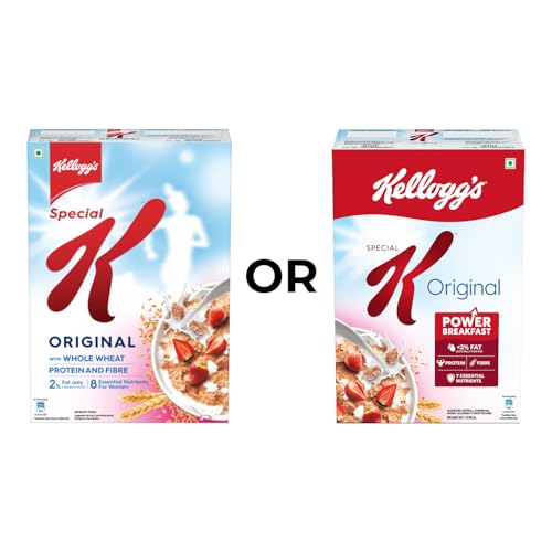 Image of Kellogg's Original Special K | Only 2% Fat | Sub 300 Calorie Breakfast Cereals | Whole Wheat Flakes | Source of Protein & Fibre | 435 /455g (Pack of 3)