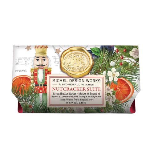 Image of Michel Design Works Large Bath Soap Bar, Nutcracker Suite