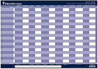 Collins Colplan A1 Yearly Holiday Wall Planner 2023 - (CWC10-23)