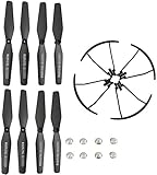 Contenu du coffret: 8PCS Hélices à Deux Pales & 4PCS Protecteurs d'Hélice
