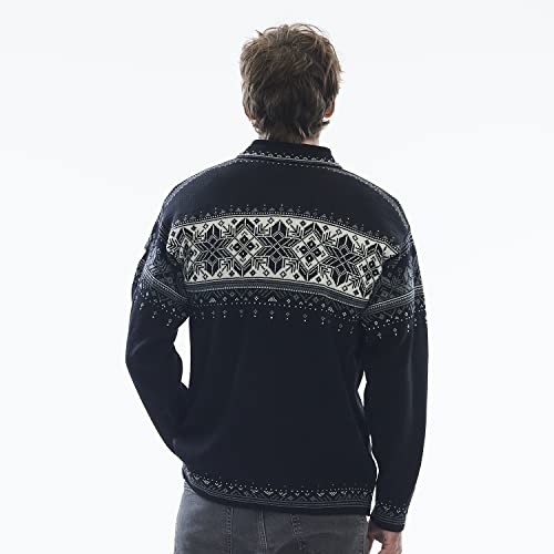 Dale of Norway Blyfjell Sweater Black/Smoke/Off-White SM (Men's 34-36")3
