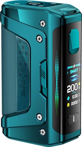 GEEKVAPE Aegis Legend 5 Box Mod 200W | 510 Fil - ECO / Smart / Normal / Custom / TC Type-C fit GeekVape Z Sub Ohm Tank, Sans nicotine, San Batterie (Vert...