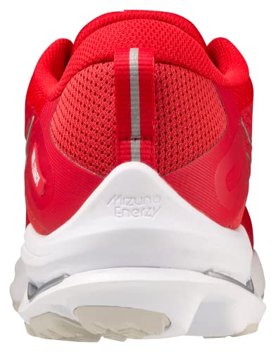 Mizuno Wave Legacy Herren-Sneaker, Rot/Ausflug, einfarbig (Getaway Solids), 44.5 EU