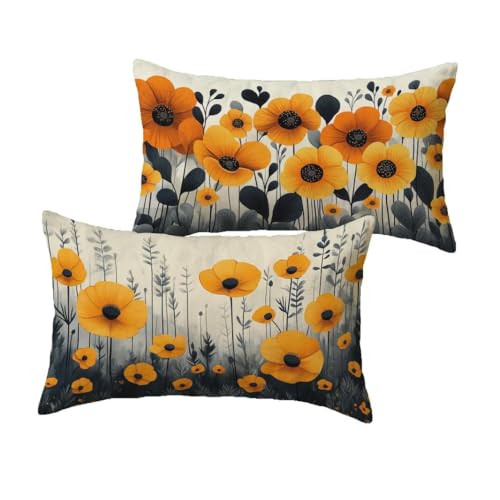 Taie Oreiller 70x90 Extérieur Imperméable Housse Coussin Gris Lit