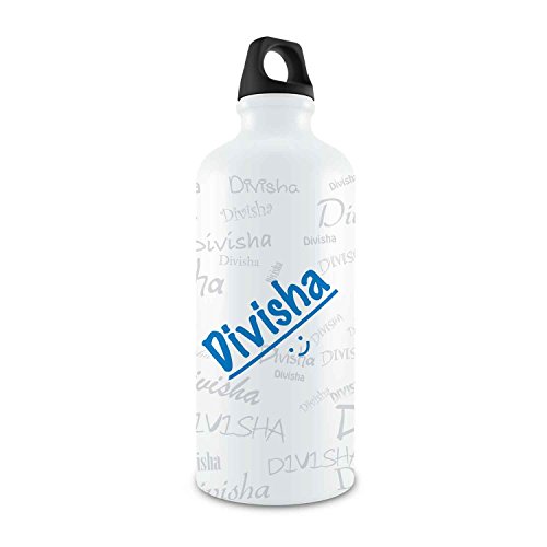 Hot Muggs Me Graffiti Bottle - Divisha Personalised Name Steel, 750ml, 1 Unit