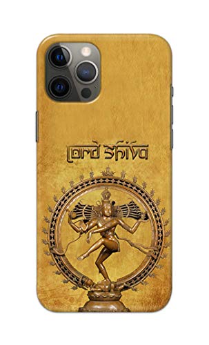 Image of PRINTFIDAA Lord Shiva As Nataraj Printed Designer Hard Case for Apple iPhone 13 Pro, A2638, A2483, A2636, A2640 Back Cover -(e) RPM1004
