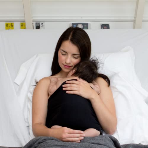 Joovy RooLoop Breastfeeding, Skin-to-Skin and Belly Support Band, Size B, Black