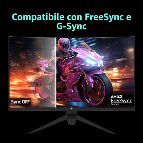 Monitor Gaming 32 Pollici Curvo - Monitor - Immagine 3