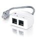 C2G Single Unit to Go 37133 2-Port RJ45 Splitter/Combiner Cable, Beige 6-Inch