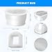 Rigidstone 12 Stück Filter, Katzenbrunnen-Ersatzkohlefilter Drinkwell Kohlefilter Trinkbrunnen Filter für PetSafe Drinkwell Avalon/Pagoda/2 Gallon/Sedona/Seascape Katzenbrunnen