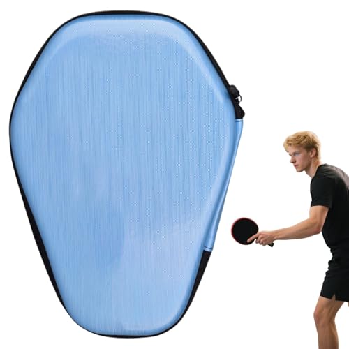 Funda protectora para raquetas de nieve – Funda rígida para raquetas de tenis de mesa – Organizador reutilizable 2 raquetas + 2 bolas – Deportes en sala