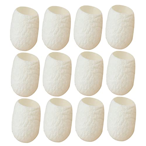 FOMIYES 30 Piezas De Agente De Mudanzas Bolas Para Hacer Joyas Cepillo Exfoliante Cara Lavado De Cara Exfoliante De Maquillaje Depurador De Cara Seda