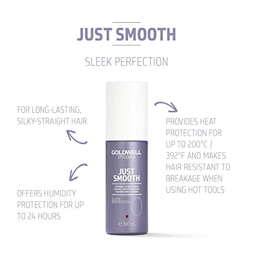 Goldwell Stylesign Just Smooth Sleek Perfection Thermal Spray Serum, 3.3 Fl Oz #TOP1