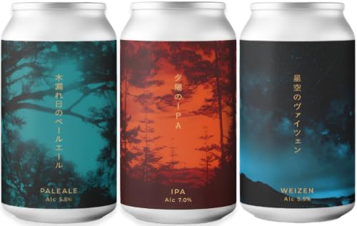 ForestBrewing エール系 クラフトビール飲み比べセット 3種各2本(缶330ml)