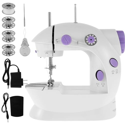 Mini Sewing Machine, Light Small Sewing Machine, Portable Sewing Machine for Beginners, Sewing Kit for Household, Travel Automatic Sewing Machine, Multifunctional Sewing Machine Kids Adults DIY