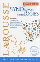 Larousse Dictionnaire des synonymes et analogies 2035837170 Book Cover