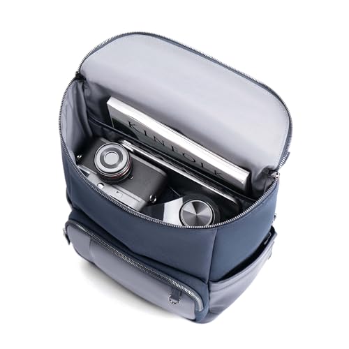 Maverick & Co. Maximus Men’s Laptop Backpack – Work, Travel, Tech, Business, Nylon, Stylish College Daypack (Navy)4