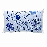 MORIPiLO ディズニー 枕カバー (スティッチ スクランプ 親子で使えるピローケース) タオル地 のびのび 伸縮タイプ ネイビー 43x63 35x50cm兼用 グッズ ぬいぐるみ カバー 可愛い 柔らかめ 筒形 Disney キャラクター まくらのモリシタ