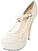 Sully's Women's Crochet Mary Jane Platform Pumps