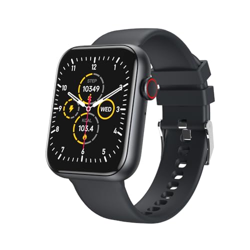 Smartwatch Positivo Watch Essential, Tela IPS 1.83”, Monitoramento de Exercícios, Ligações, Assistente de Voz, Bateria 220 mAh para até 10 dias - Preto