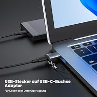 USB C -Frauen zu USB Ein männlicher Adaptertyp C Ladegerät für Apple Magsafe Watch 7/8 bis USB -Wandstecker Typ C Ladegerät Kabel -Stromwandler kompatibel mit iPhone 14 plus Pro iWatch AirPods CarPlay – Ansicht 2