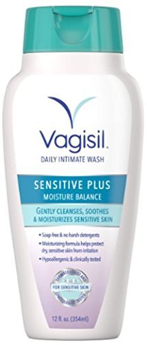 Vagisil Sensitive Plus Moisturizing Wash 12 oz (Pack of 3)