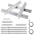 Hipoilk Grill Replacement Parts for Charbroil Performance 4 Burner 463347017, 463377319, 463342119, 463335517, 463376017, 463349917, Char-Broil Grill Heat Plates Burner Igniters Tubes
