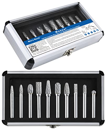 8Pcs 6-12mm Head Tungsten Carbide Rotary Burs Burr Die Grinder 1/4 - View #5