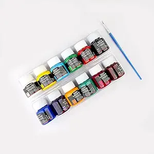 Giorgione Gouache Colour Set of 12 Artists Creation Painting Colours | Matt Finish | 25ml Highly Pigment Non-Fading watercolor | Art Supplies art and craft items