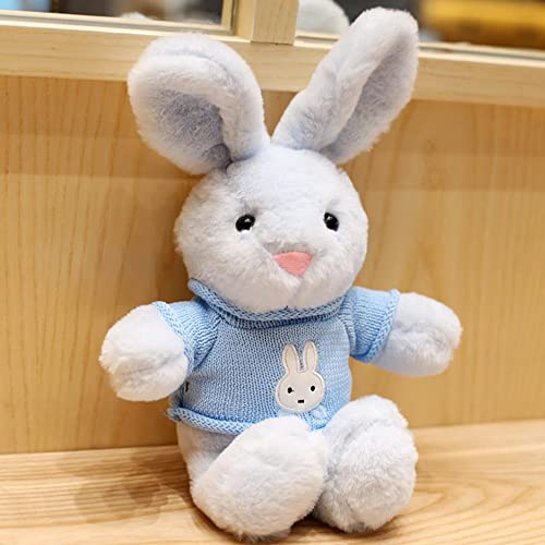 ぬいぐるみ 小さいうさぎ 可愛い 抱き枕 プレゼント ふわふわ ギフト 萌え萌え 癒し系 多機能 バレンタインデー 贈り物 太い 暖かい ブルー 面白いギフト お祝いうさぎ大きいサイズ 柔らかい 子供 女性 40cm ギフト 男女兼用 肌にやさしく
