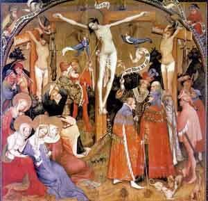Peinture à l'huile The Crucifixion pour créer une ambiance artistique unique au salon