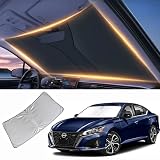 Windshield Sun Shade for Nissan Altima Front Window Shades Cover for 2013-2025 Altima Windshield Sun Visor Protector Car Accessories