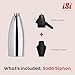 iSi NA North America CO2 Soda Siphon Charger for use with Classic Sodamaker and Soda Siphon, 10 Pack, Gold