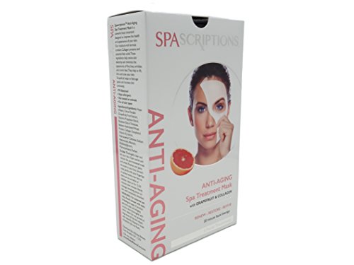 SpaScriptions Anti-Aging Spa Treatment Mask - 5 Facial Treatments