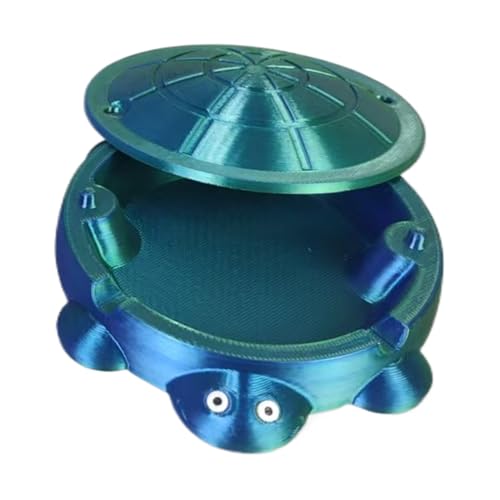 タートル サンド ボックス - 芸術的でクリエイティブな装飾クラフトアートトレイ | コンパクト カメの砂場 - 幼児向け 遊び 庭 ビーチ アウトドア 室内 デスク オフィス クラフト アート