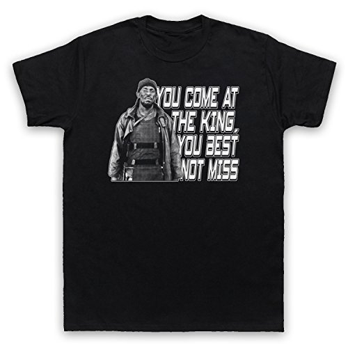 T-shirt The Wire pour homme avec citation Omar Devant le Roi pour les fans de séries TV
